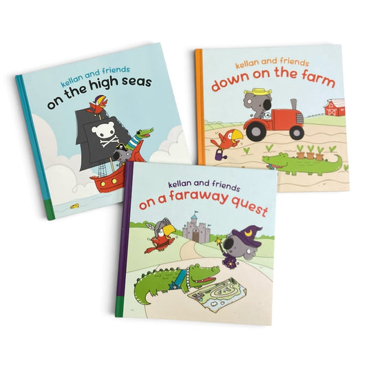 KiwiCo Kellan and Friends Hardcover Book Bundle
