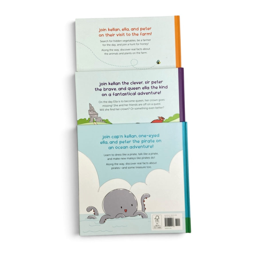 KiwiCo Kellan and Friends Hardcover Book Bundle