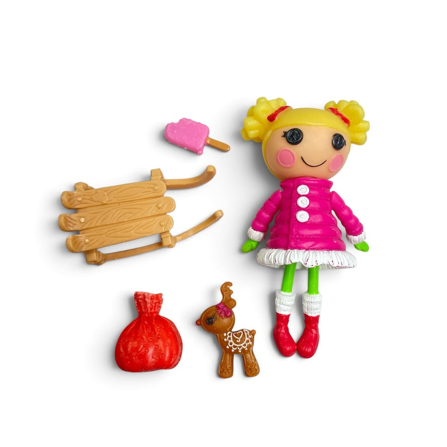Lalaloopsy Holly Sleighbells 3" Mini Doll Set
