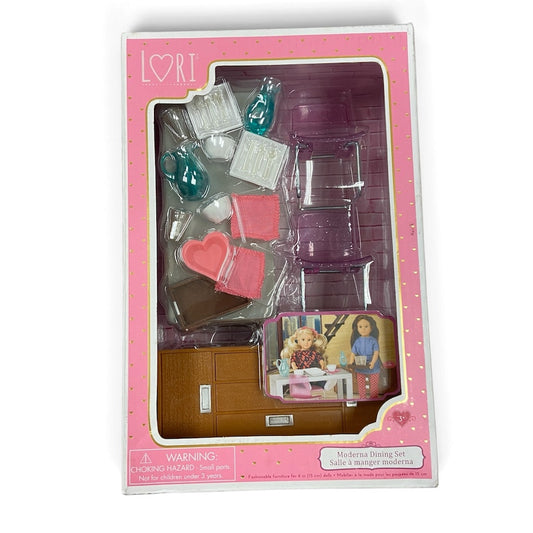 Lori Moderna Dining Set for 6" dolls