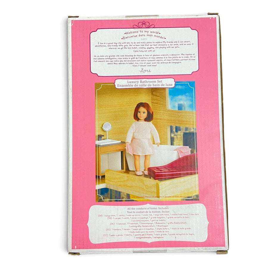 Lori Luxury Bathroom Set for 6" dolls