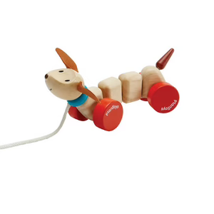 Toycycle and Plantoys Partnership recommerce buy and sell used toys pull along pup