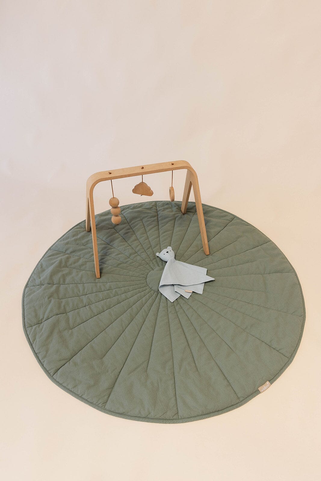 Acadian/Dove - Linen Quilted Playmat Play Mat 