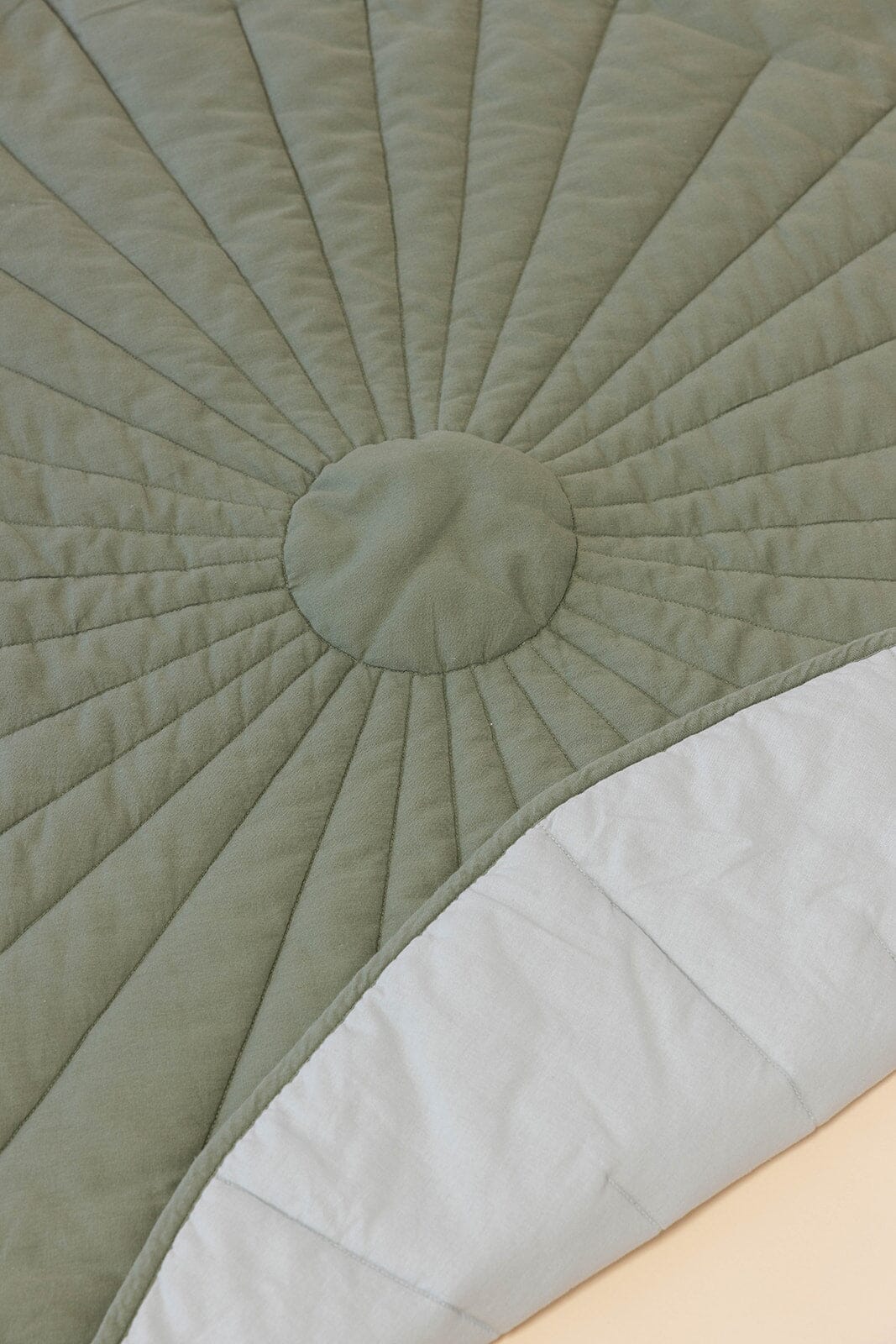Acadian/Dove - Linen Quilted Playmat Play Mat 