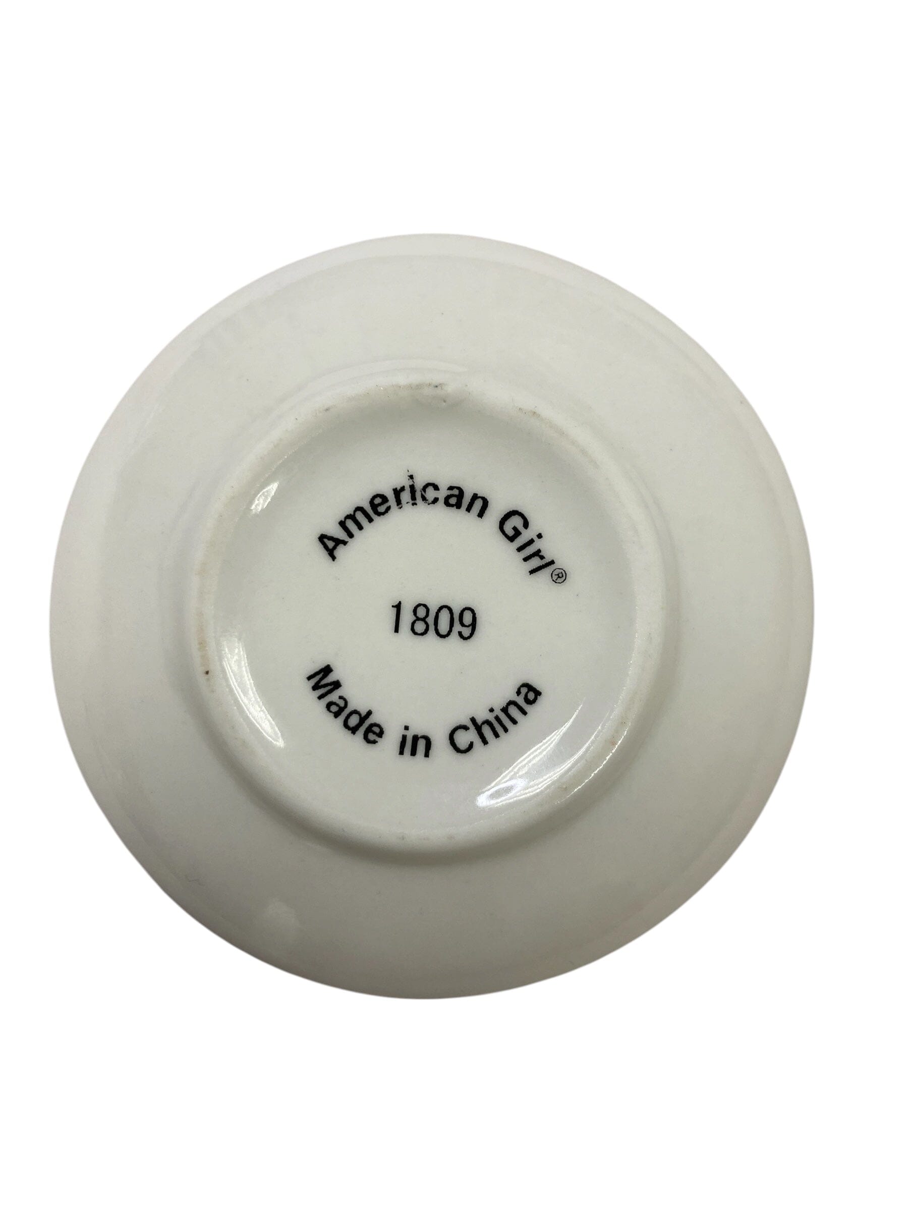 American Girl Black & White Dish Set Toys 
