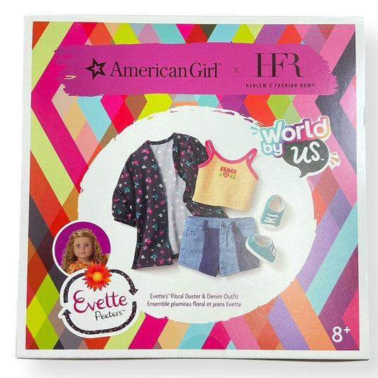 American Girl Evette's Floral Duster & Denim Outfit Toys 