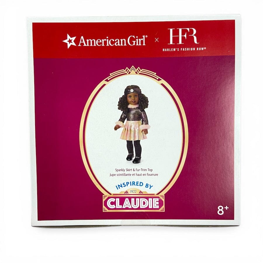 American Girl Toys Claudie's Sparkly Skirt & Fur-Trim Top Toys 