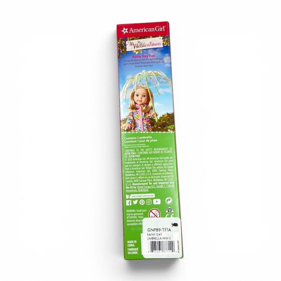 American Girl WellieWishers Rainy Day Umbrella Toys 