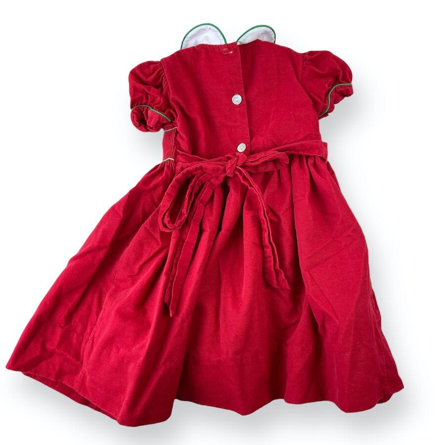 Anavini Hand-smocked Holiday Dress 18M TOYCYCLE Anavini Hand-smocked Holiday Dress 18M TOYCYCLE