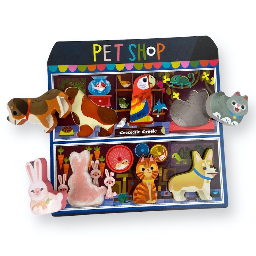 Animal-themed Wooden Puzzle Bundle Puzzles 