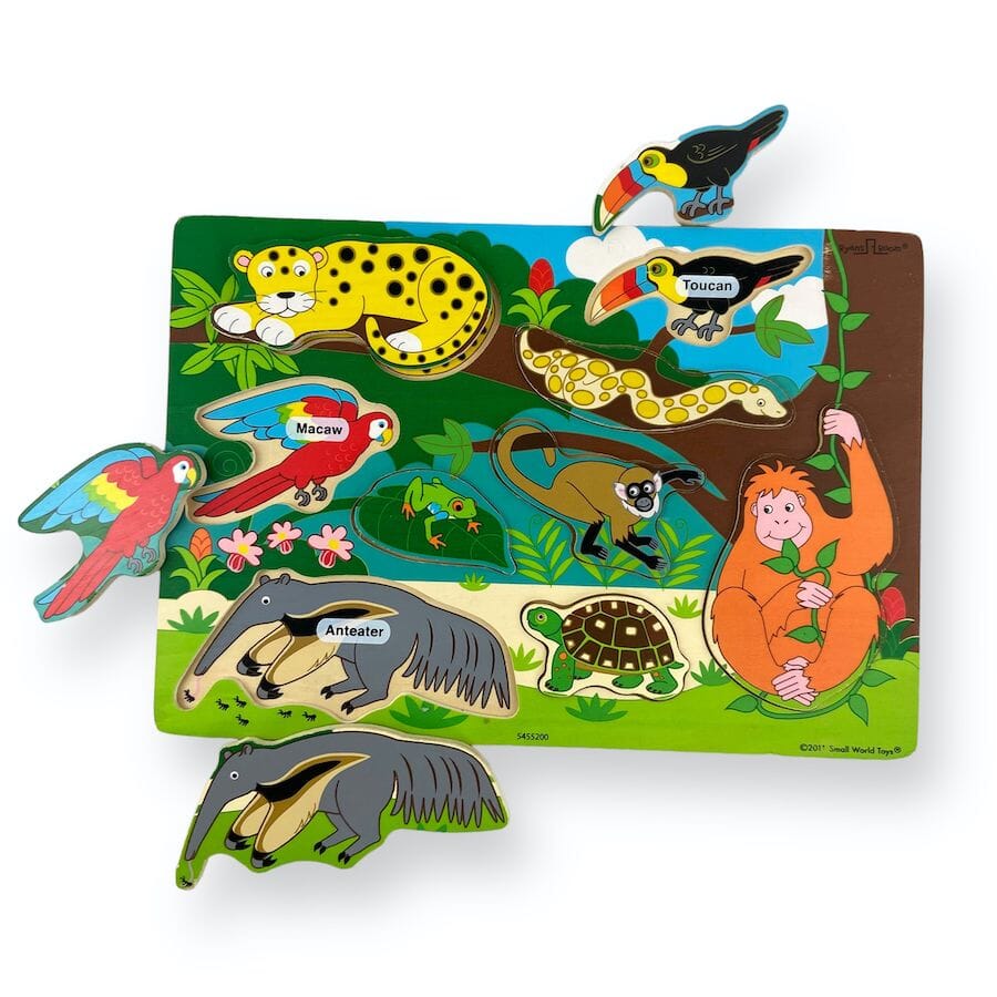 Animal-themed Wooden Puzzle Bundle Puzzles 