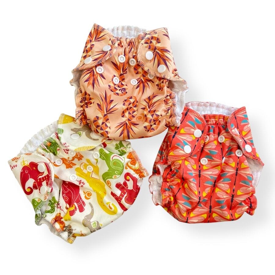 Apple Cheeks - Apple Cheeks Envelope Diaper Covers - Size 1
