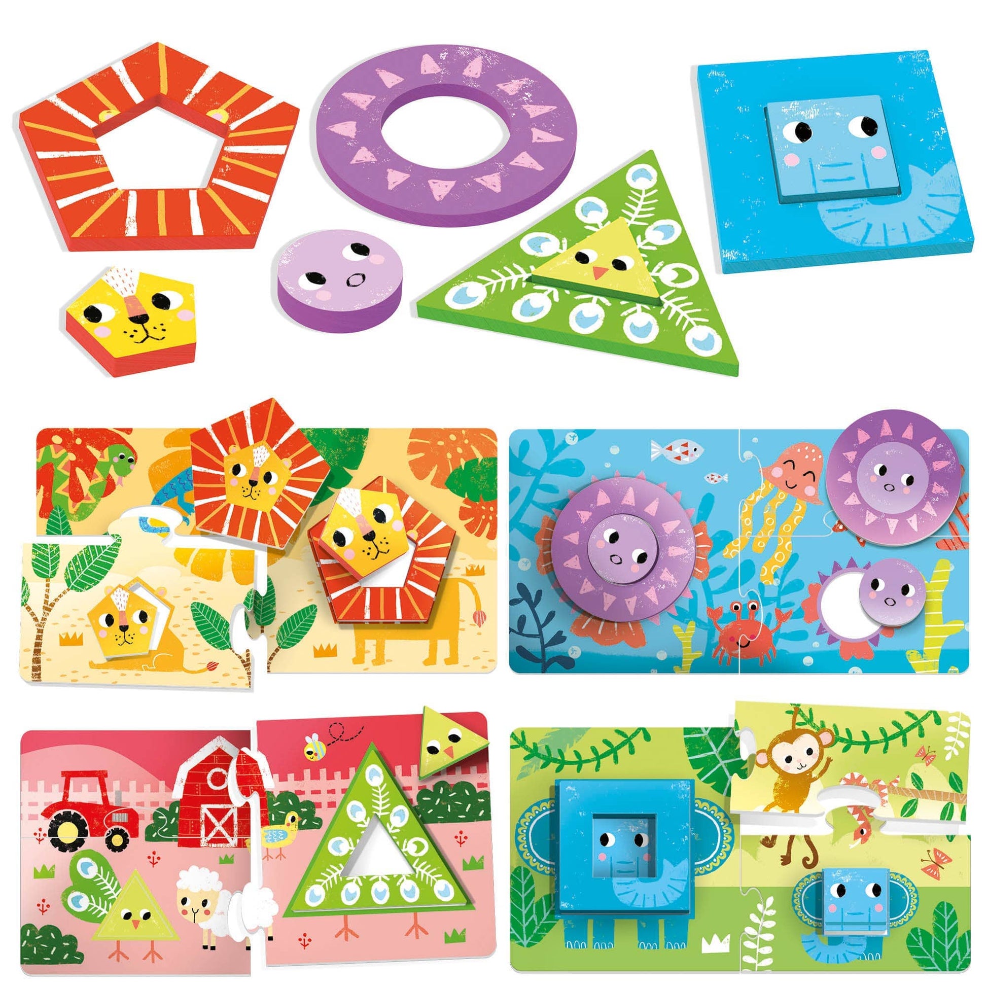 Babies & Families Jigsaw Puzzle - Educational Toy for Toddlers Puzzles 