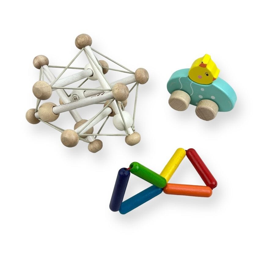 Baby Clutching Toy Bundle wtih Skwish Toys 