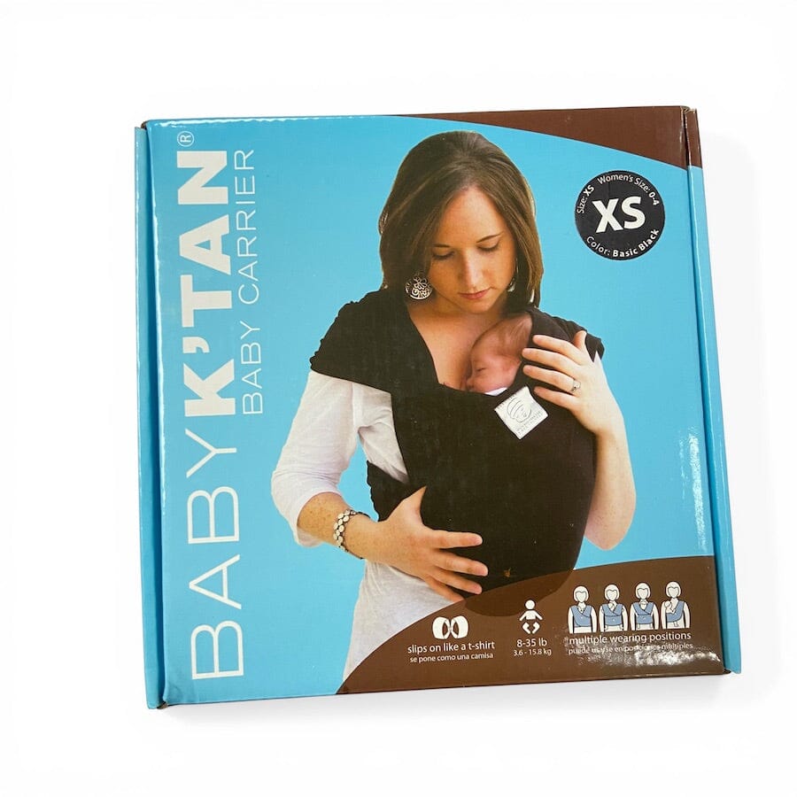 Baby K'Tan Carrier - Black - Size XS Clearance 