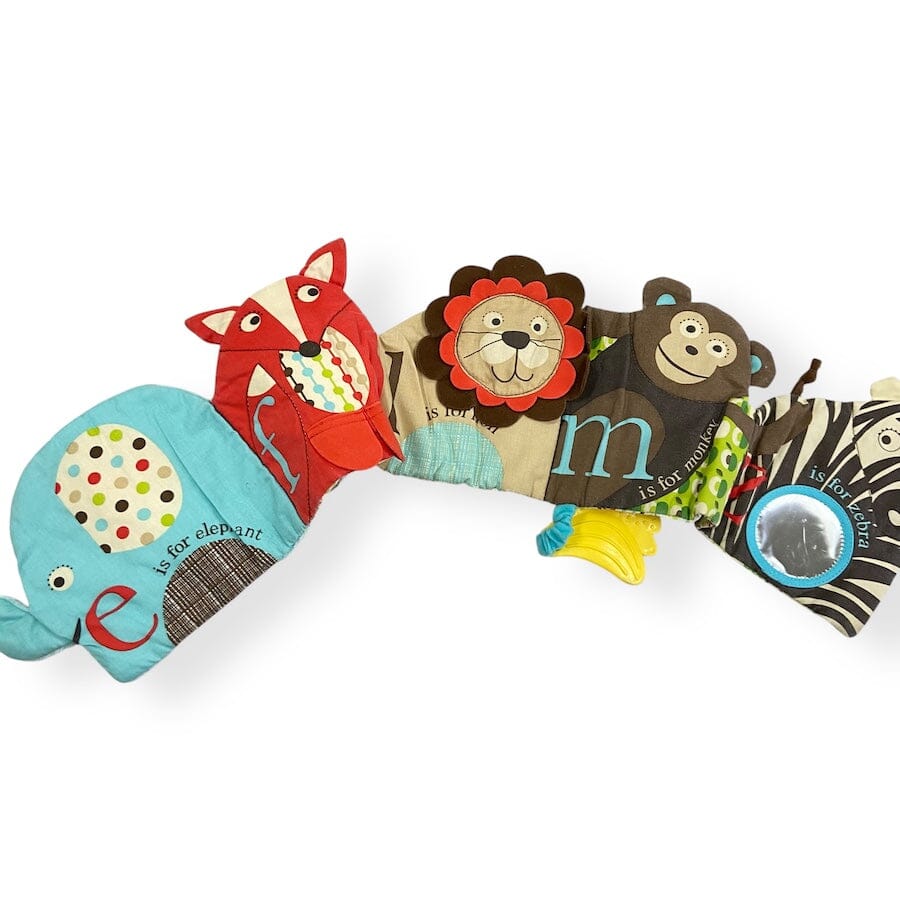 Baby Soft Book Bundle with Bunny Lovey Toys 