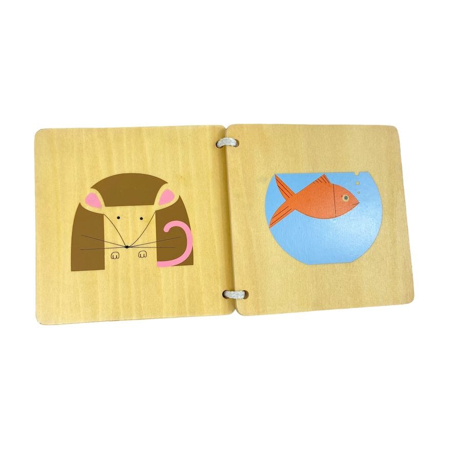 Baby Toy Bundle with Wooden Book Toys 