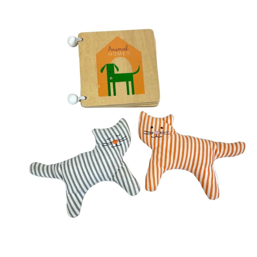 Baby Toy Bundle with Wooden Book Toys 