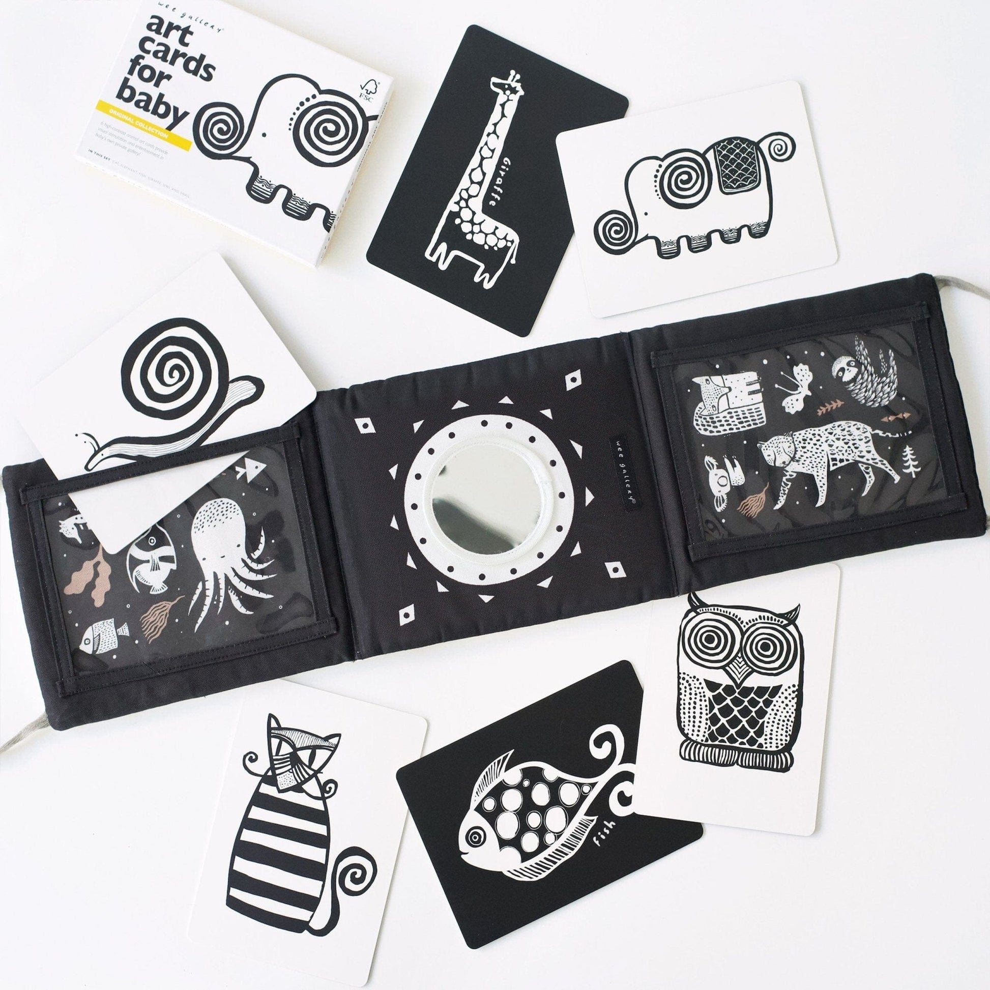 Baby Tummy Time Gallery with Mirror Bundle Gift Sets Original 