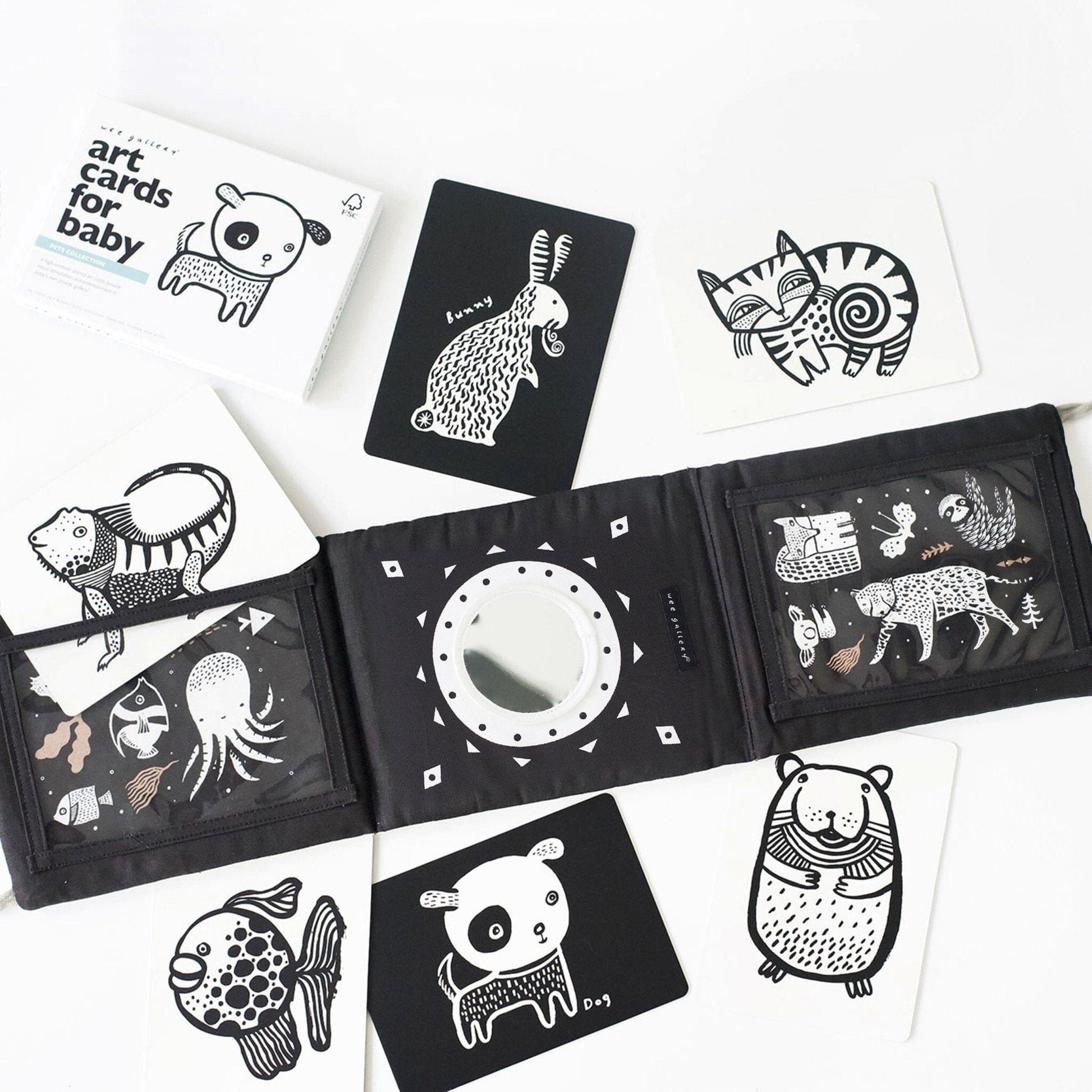 Baby Tummy Time Gallery with Mirror Bundle Gift Sets Pets 