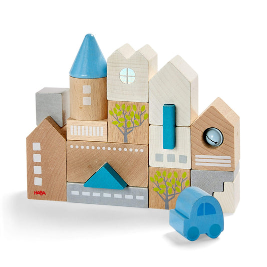 Bad Rodach 18 Piece Wooden Building Blocks Architectural Blocks 