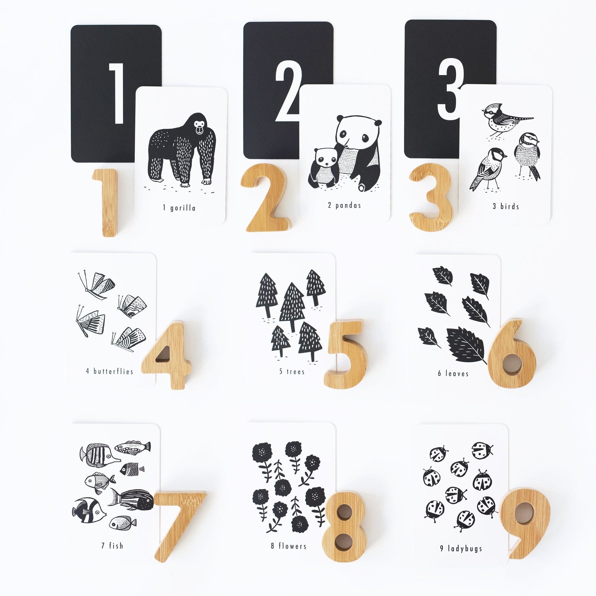 Bamboo Numbers Wooden Toys 