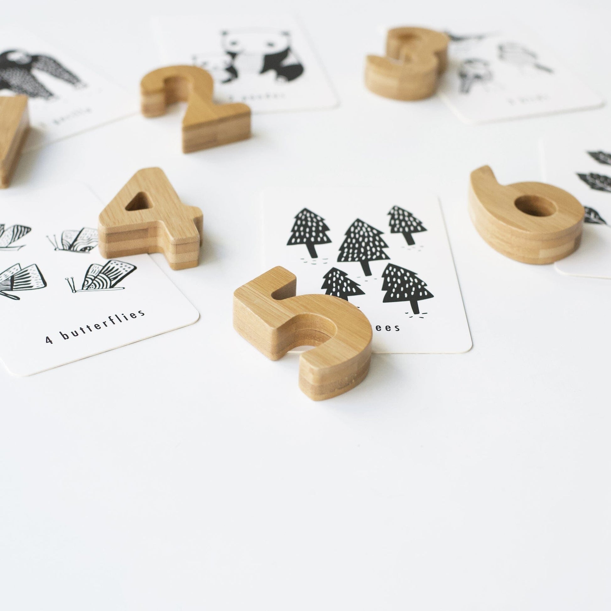 Bamboo Numbers Wooden Toys 