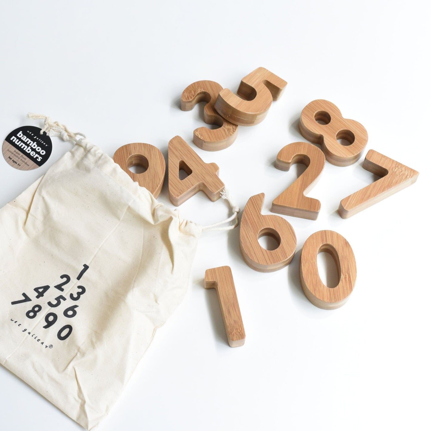 Bamboo Numbers Wooden Toys 