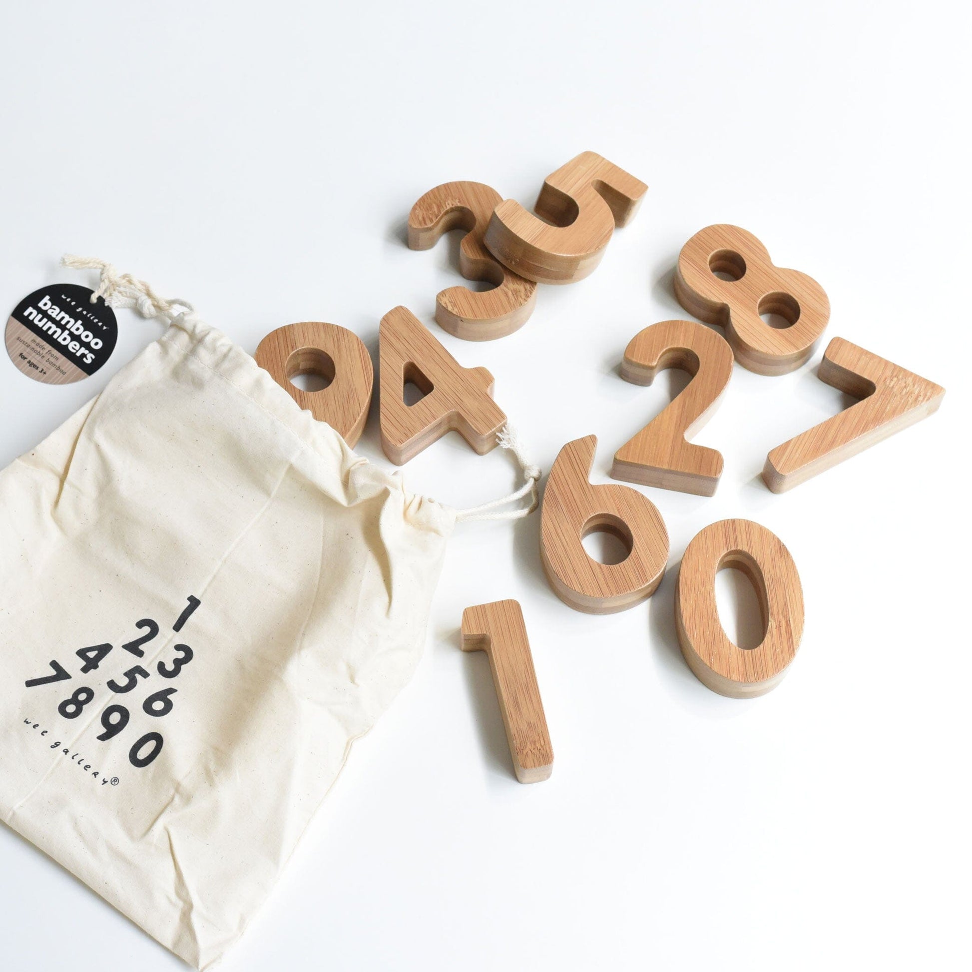 Bamboo Numbers Wooden Toys 