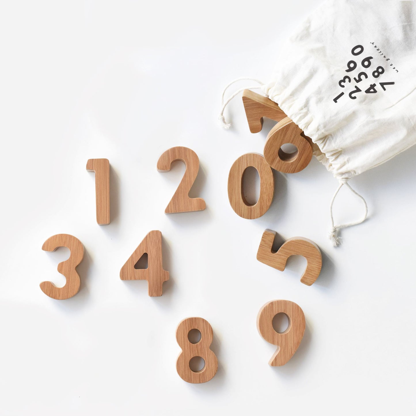 Bamboo Numbers Wooden Toys 