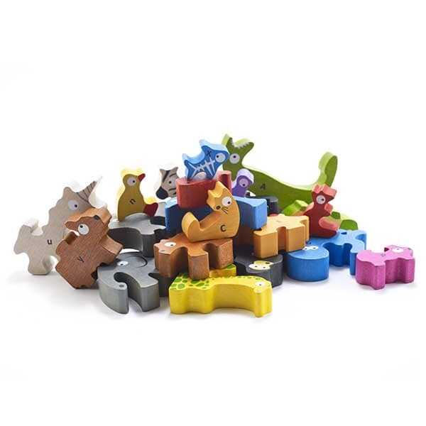 Begin Again - BeginAgain Animal Parade A - Z Puzzle and Playset