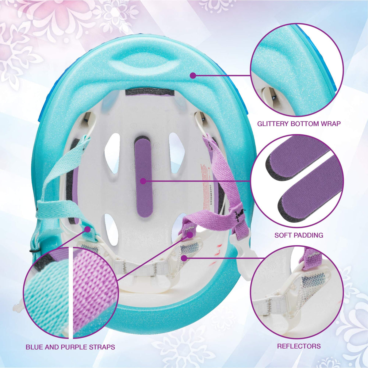 Bell Disney Frozen 3D Tiara Toddler Bike Helmet 7068215