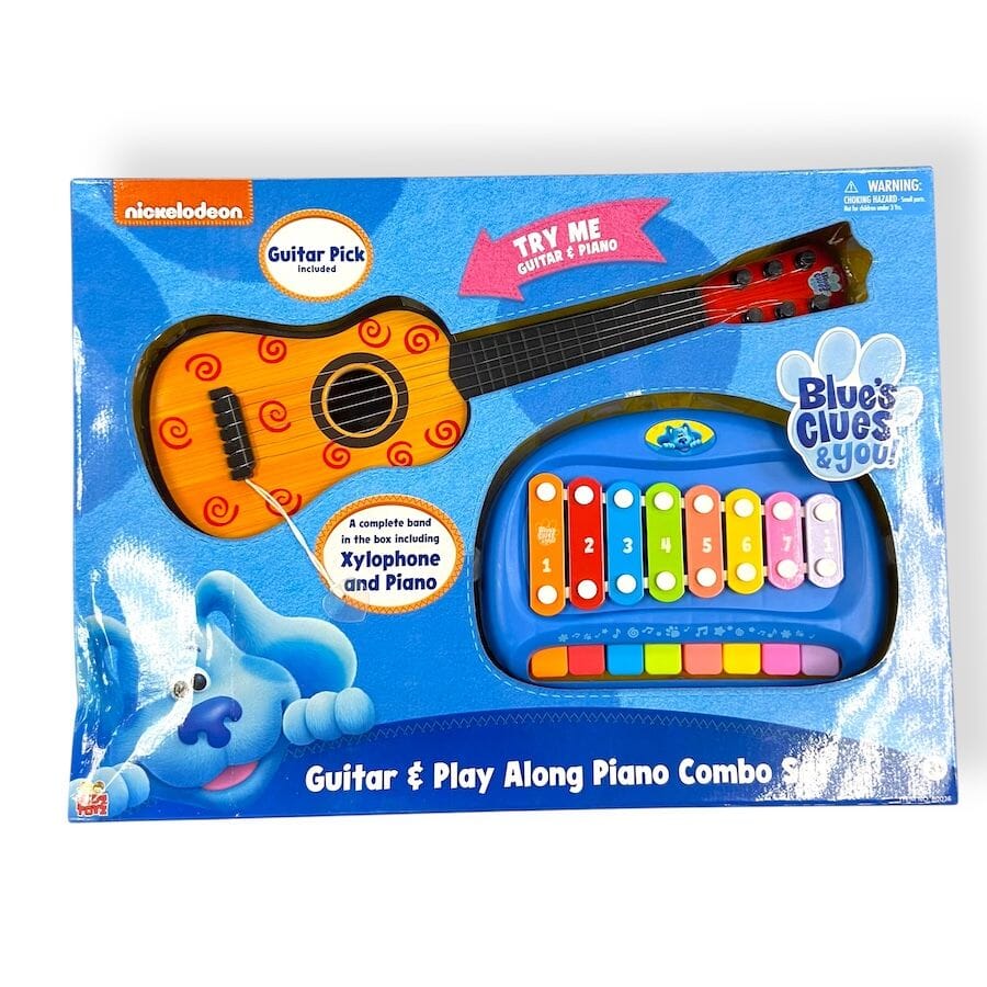 Blue's Clues Guitar and Play-Along Piano Combo Set Toys 