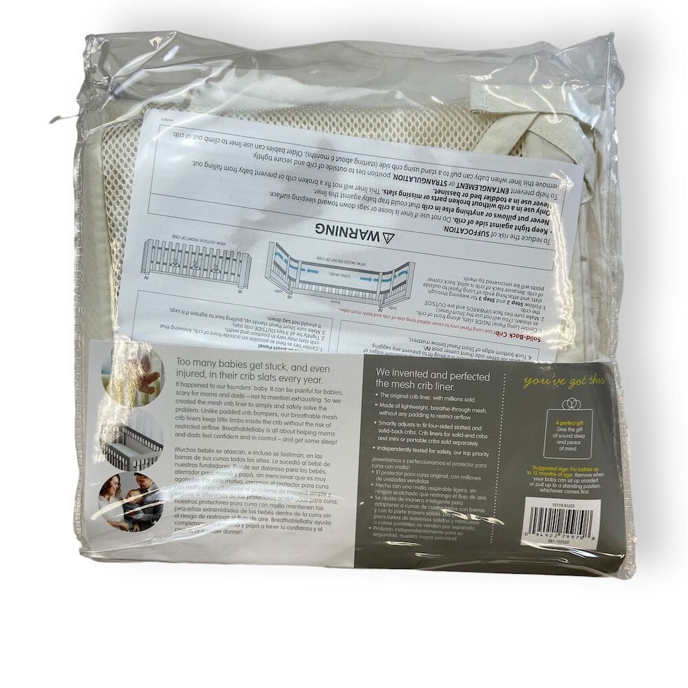 Breathable Baby - Breathable Baby Mesh Crib Liner