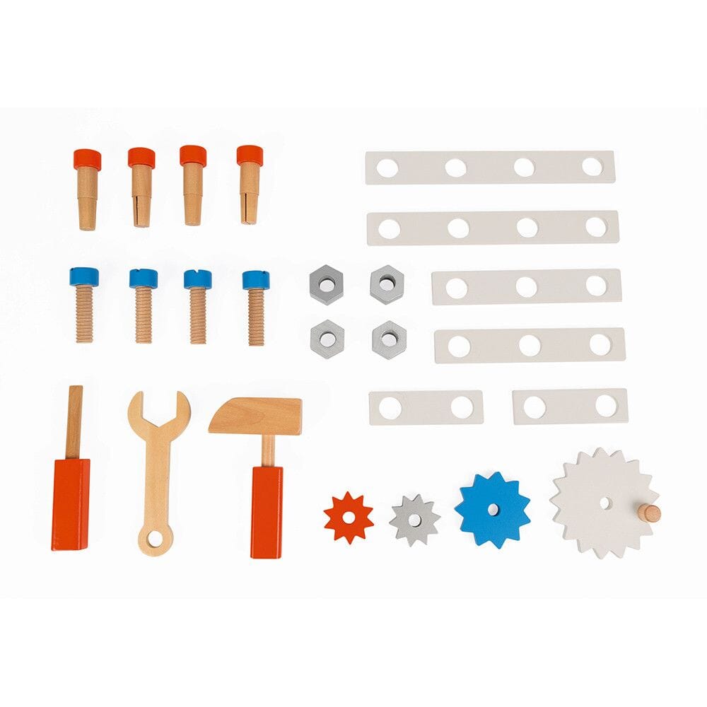 Janod - Brico'Kids Magnetic DIY Trolley (Wood)