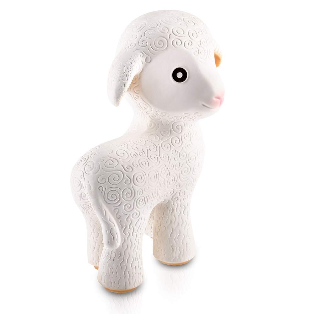 Caaocho Mia the Lamb Natural Rubber Teether Toys 