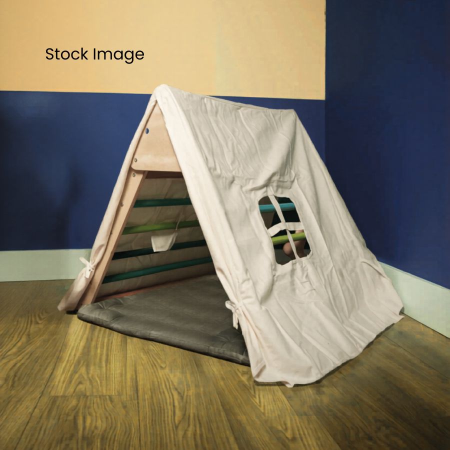 CassaroKids Triangle Tent Cover - White Toys 