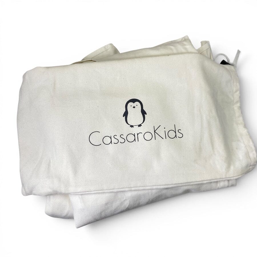CassaroKids Triangle Tent Cover - White Toys 