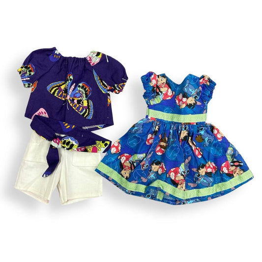 TOYCYCLE - Clothing Set for 18" Dolls - Lilo & Stitch