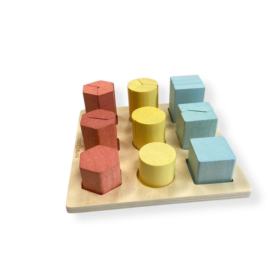 Coco Village - Coco Village 3D Wooden Shapes Puzzle