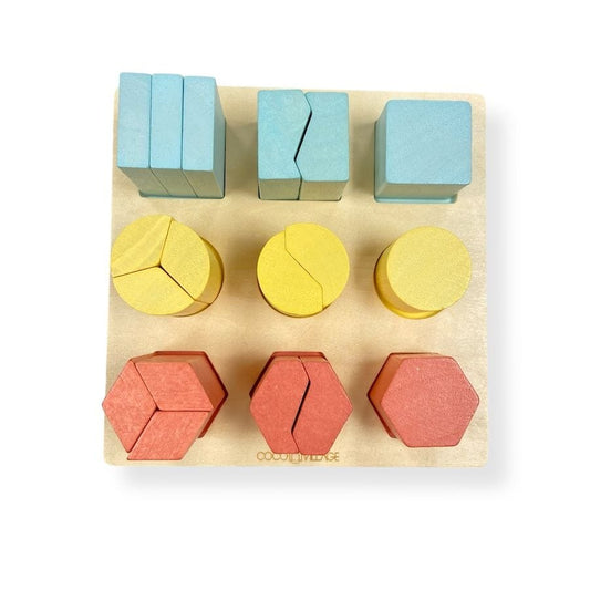 Coco Village 3D Wooden Shapes Puzzle Toys 