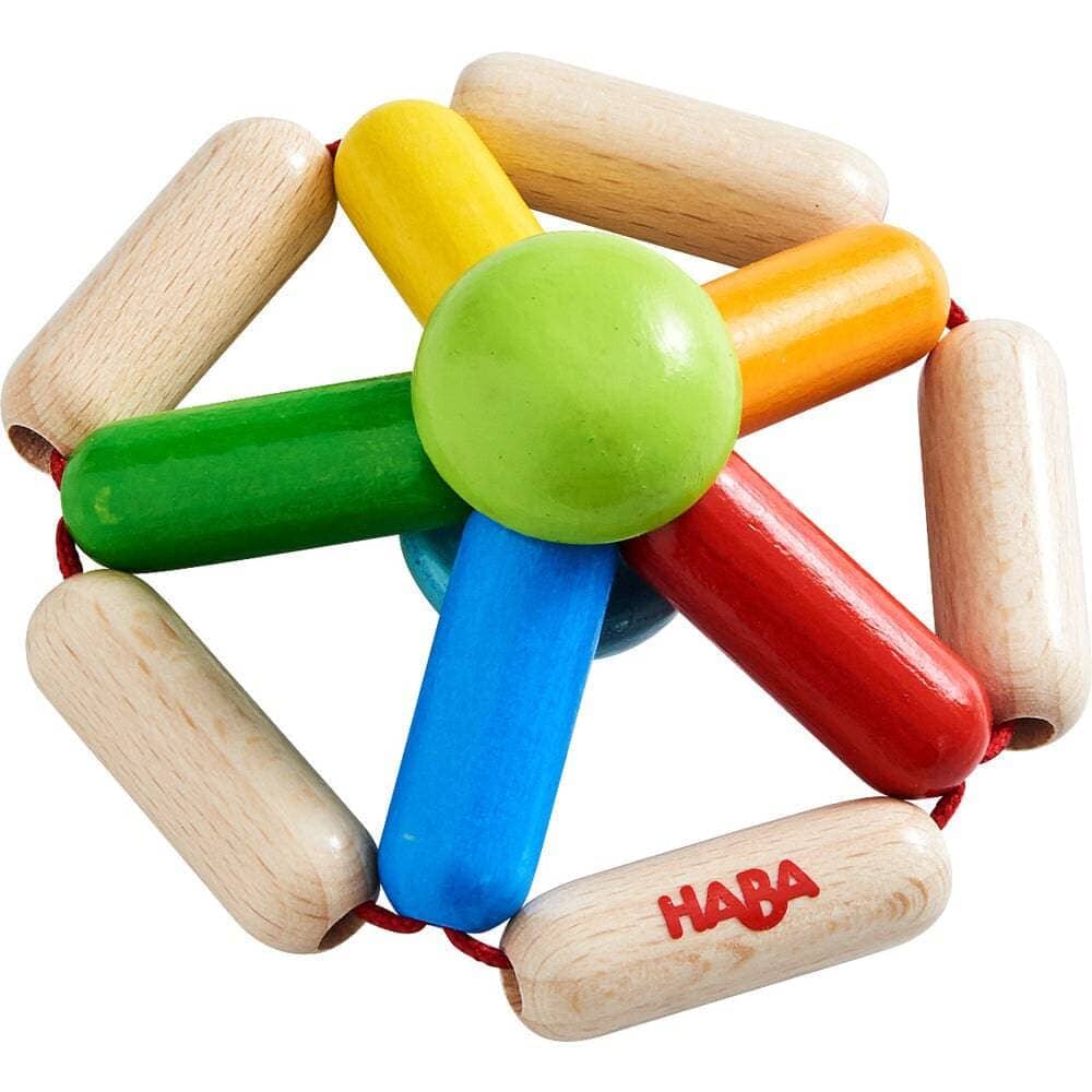 HABA USA - Color Carousel Wooden Baby Rattle