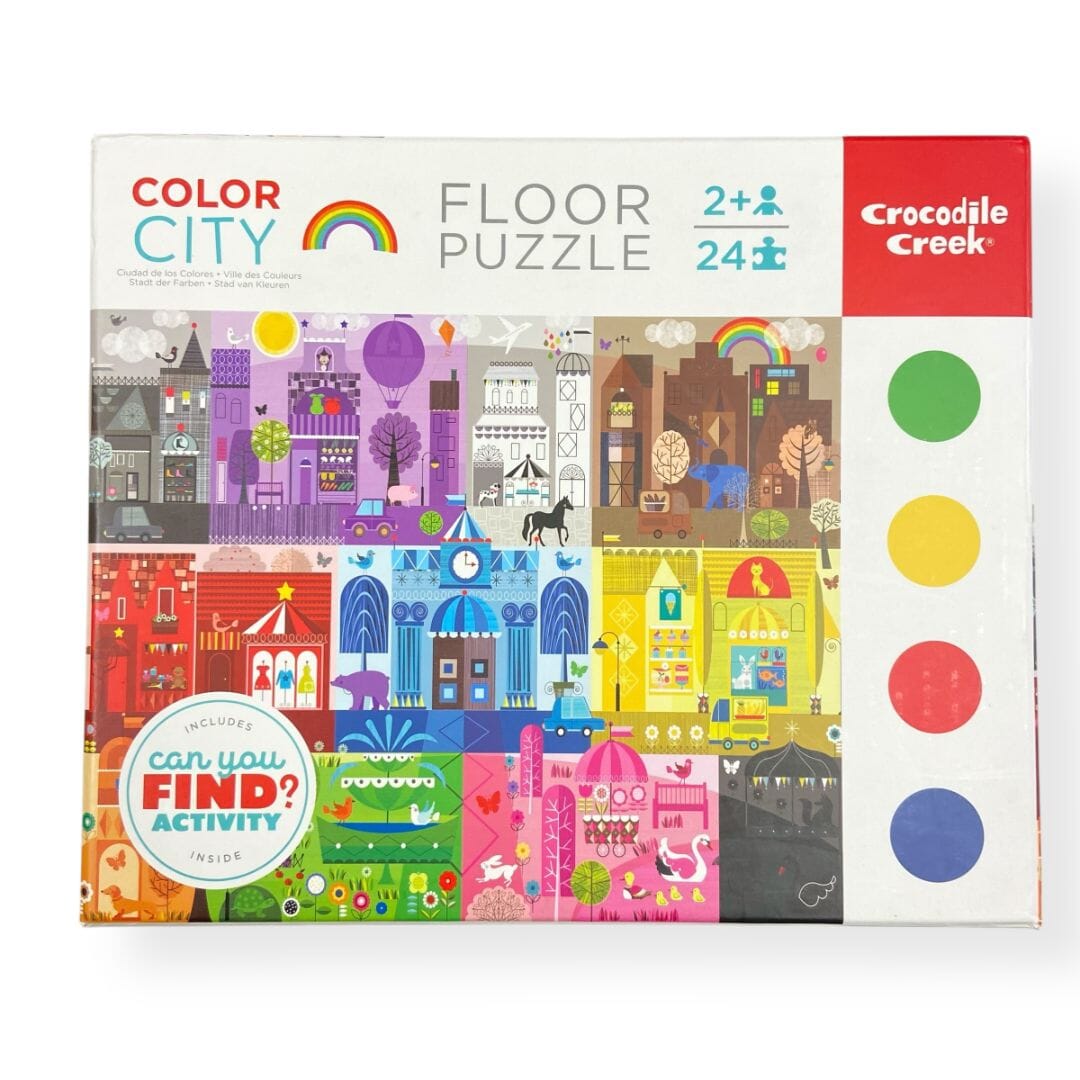 Crocodile Creek - Color City 24 - Piece Jigsaw Puzzle