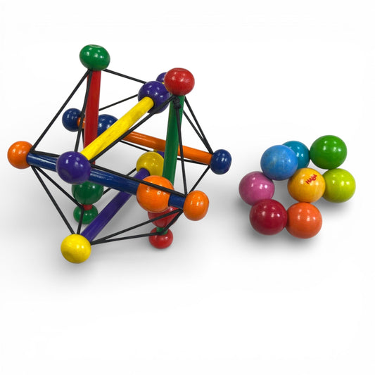 Colorful Baby Sensory Bundle with HABA Clutching Toy Toys 