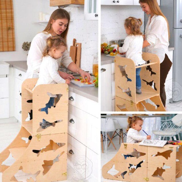 woodandhearts - Convertible Kitchen Tower