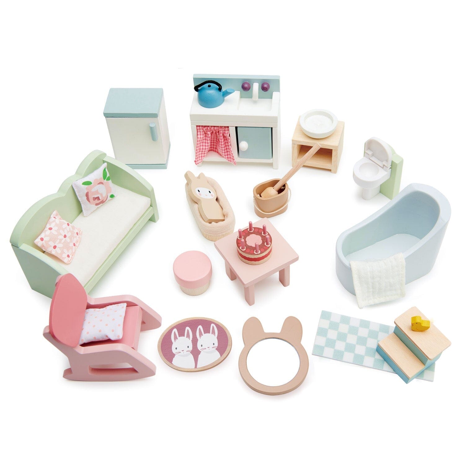 Tender Leaf - Countryside Dolls House Wooden Furniture Set