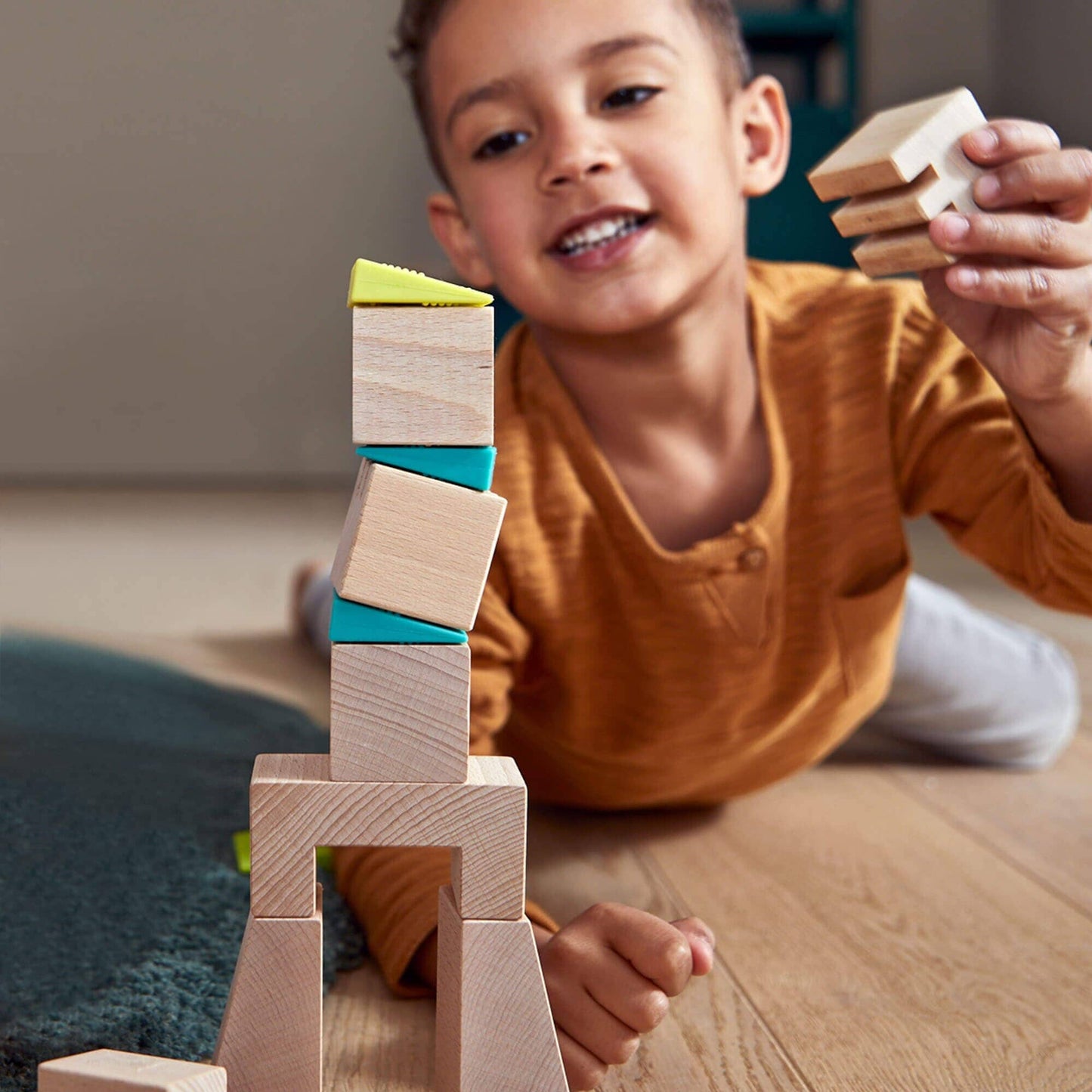 HABA USA - Crooked Towers Wooden Blocks