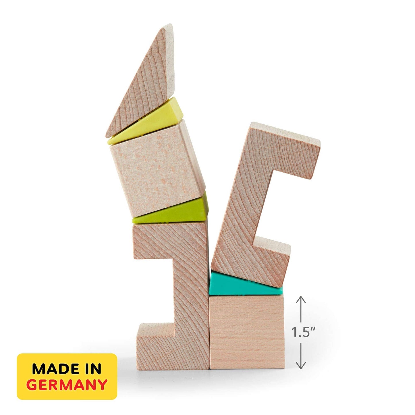 HABA USA - Crooked Towers Wooden Blocks