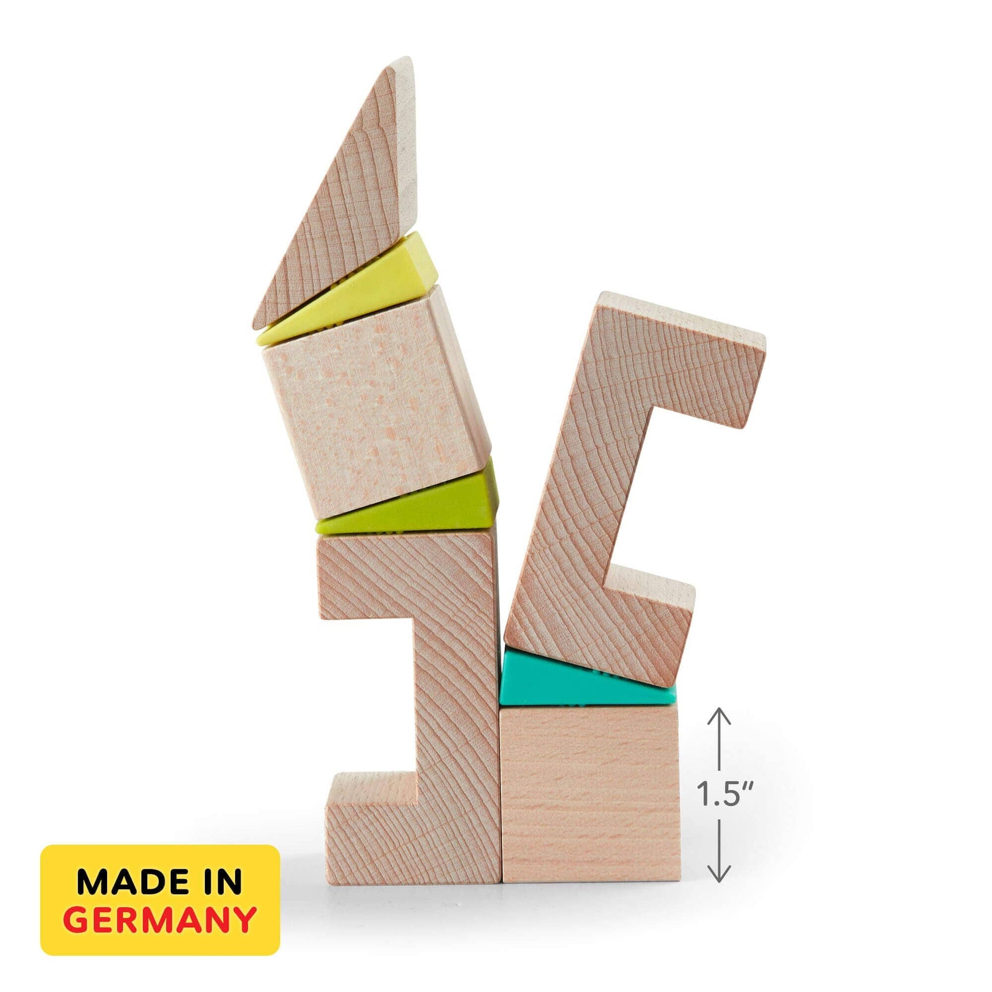 HABA USA - Crooked Towers Wooden Blocks