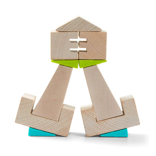 Crooked Towers Wooden Blocks Blocks 
